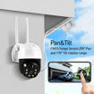 Picture of Smart 4G 1080P HD Outdoor Solar Security Camera with Night Vision - White