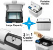 Picture of Electric Car Cooler and Warmer Refrigerator 12L Portable - Gray