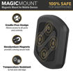 Picture of Scosche Magic Mount Universal Magnetic Flush Mount Phone Holder - Black
