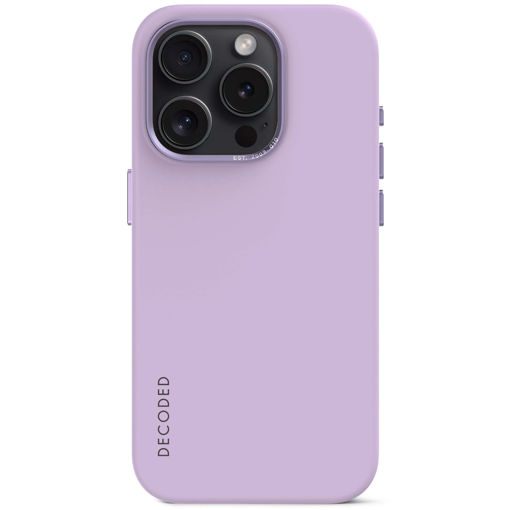 Picture of Decoded Silicone Magsafe Case for iPhone 15 Pro Max - Lavender