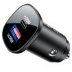 Picture of AceFast 38W USB-C+USB-A Mini Dual Port Car Charger - Black