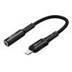 Picture of AceFast Lightning to 3.5mm Aluminum Alloy Headphones Adapter Cable - Black