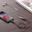 Picture of AceFast Lightning to 3.5mm Aluminum Alloy Headphones Adapter Cable - Black