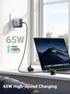 Picture of Ugreen GaN Fast Charge 65W Adapter - Grey