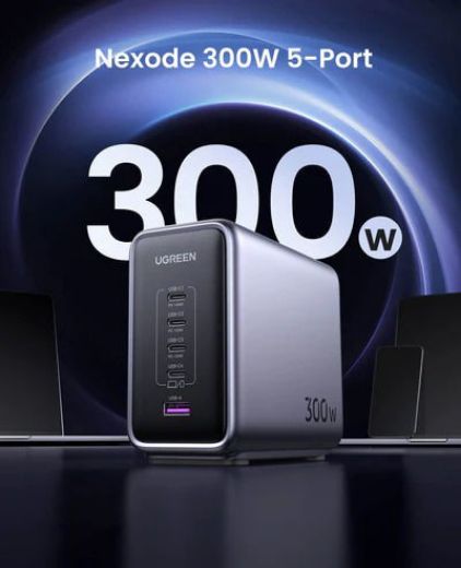Picture of Ugreen GaN Fast Charge 300W Desktop Charger - Grey