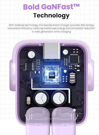 Picture of Ugreen Nexode RG GaN Fast Charge 65W Adapter - Purple