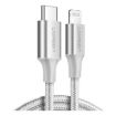 Picture of Ugreen USB-C to Lightning Braided Cable 2M - Silver