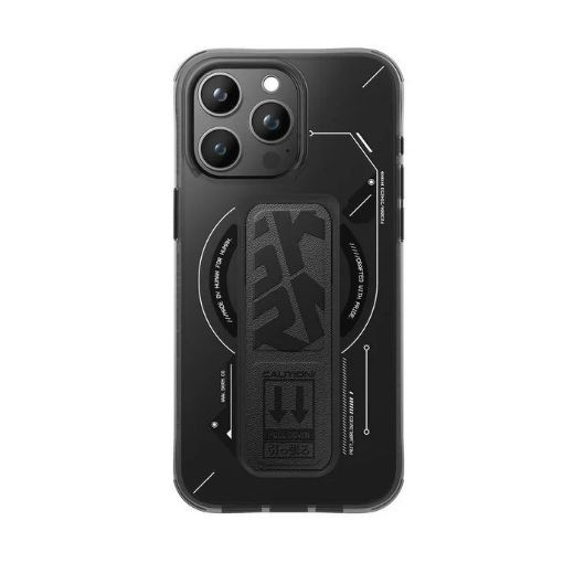 Picture of Skinarma Helio Mag-Charge + Grip-Stand for  iPhone 15 Pro - Black