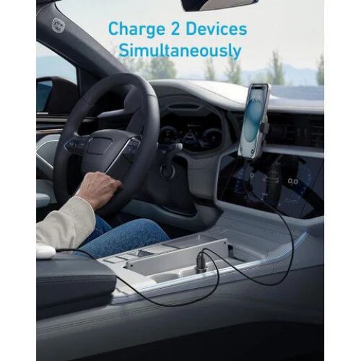 Picture of Anker Car Charger 30W 2 Ports - Black
