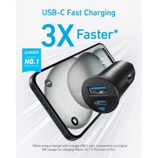 Picture of Anker Car Charger 30W 2 Ports - Black