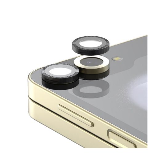 Picture of Araree Core Camera Lens Protector Tempered Glass With Metal Ring for Galaxy Z Flip 6 - Clear