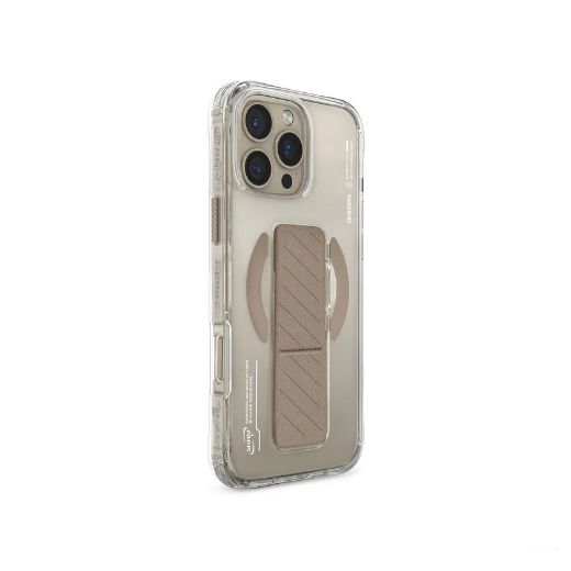 Picture of Skinarma Axon Grip Stand + Mag-Charge Case for iPhone 16 Pro Max - Champagne
