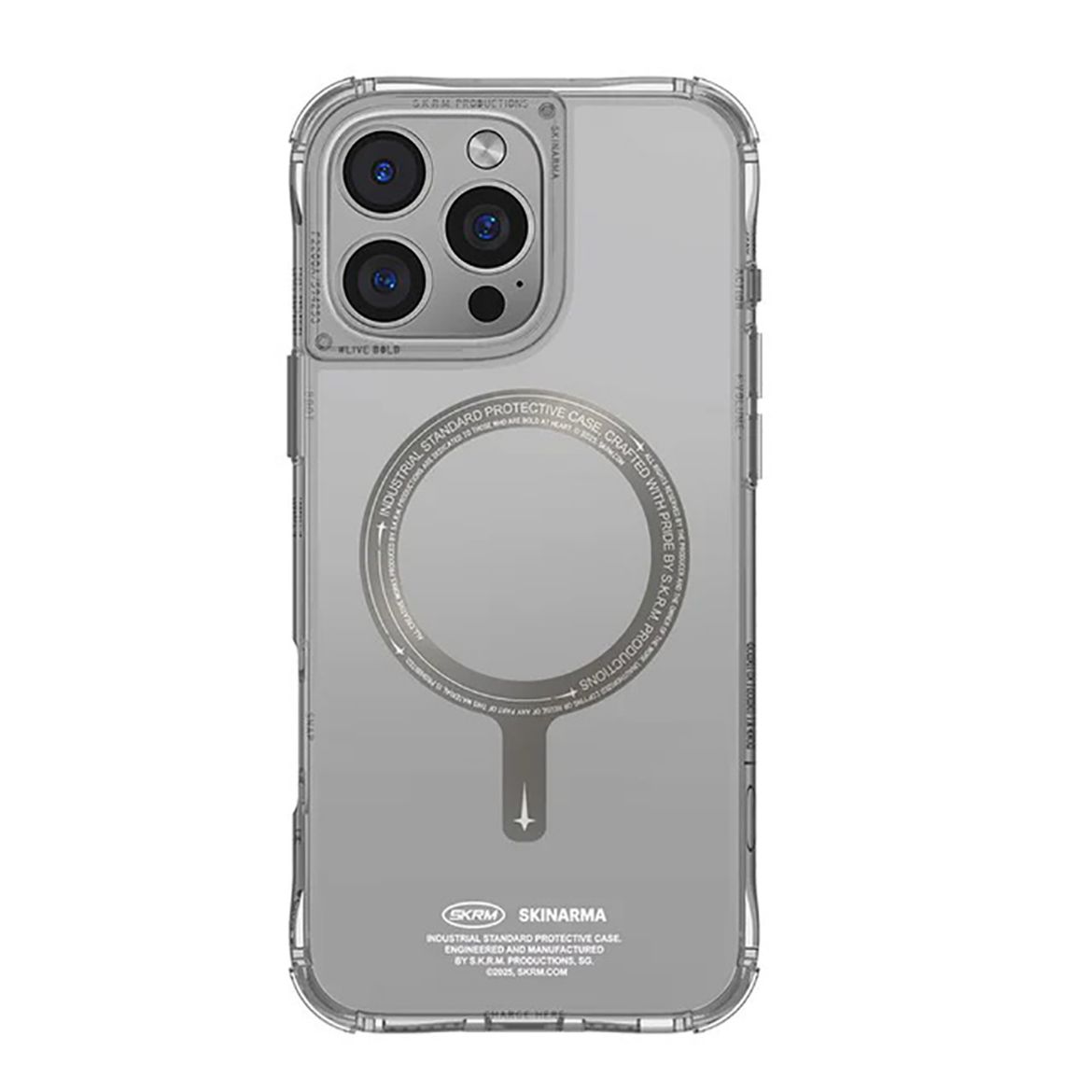 Picture of Skinarma Saido Mag-Charge (P-Edi) Case for iPhone 16 Pro Max - Titanium