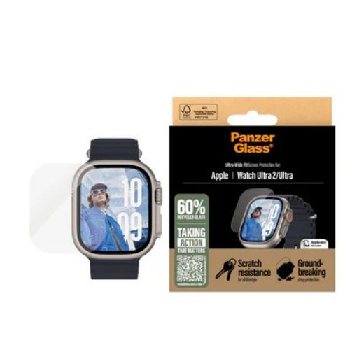 Picture of PanzerGlass Screen Protector for Apple Watch Ultra 49 mm UWF - Clear 