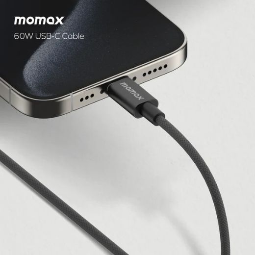 Picture of Momax Elite 60W USB-C Cable 0.5m - Black