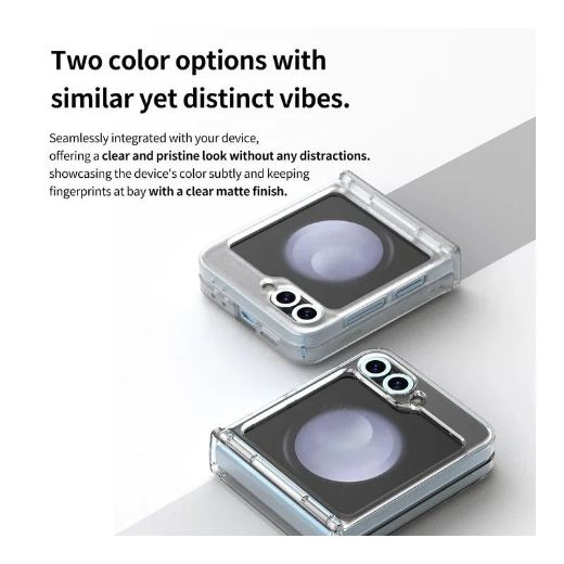 Picture of Araree Nukin 360 Case With Hinge Protection for Samsung Galaxy Z Flip 6 - Clear