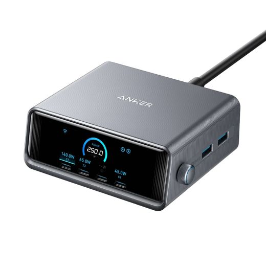 Picture of Anker Prime Charger 250W 6 Ports GaN Prime - Silver