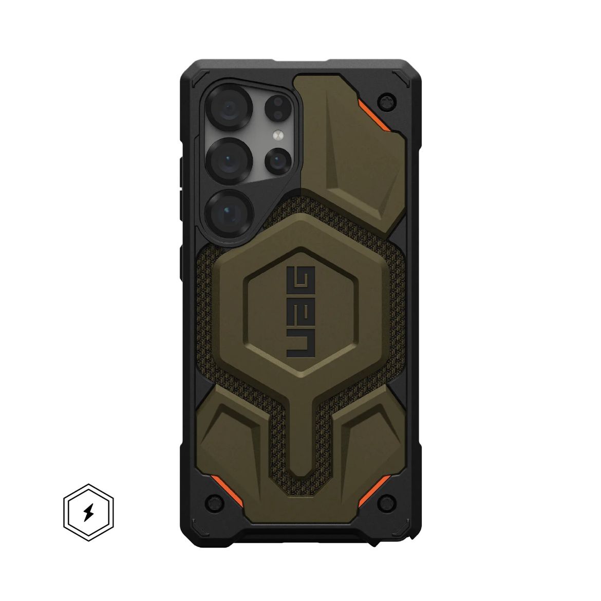 Picture of UAG Kevlar Monarch Pro Case for Samsung Galaxy S25 Ultra - Kevlar Element Green