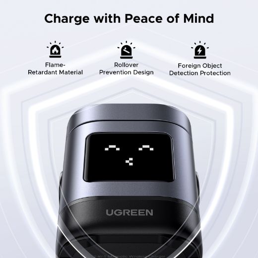 Picture of Ugreen 2in1 Magnetic Wireless Charger 20W - Gray