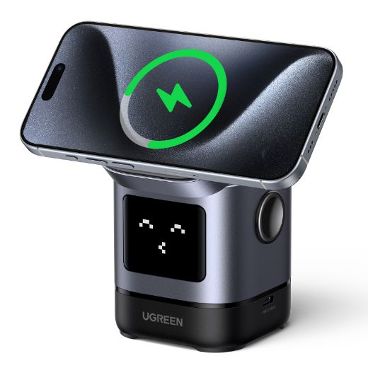 Picture of Ugreen 2in1 Magnetic Wireless Charger 20W - Gray