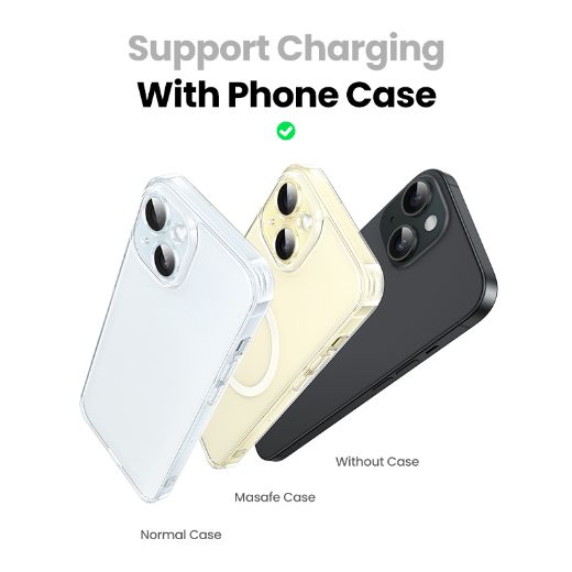 Picture of Ugreen Foldable 2in1 Magnetic Wireless Charger 20W - Gray