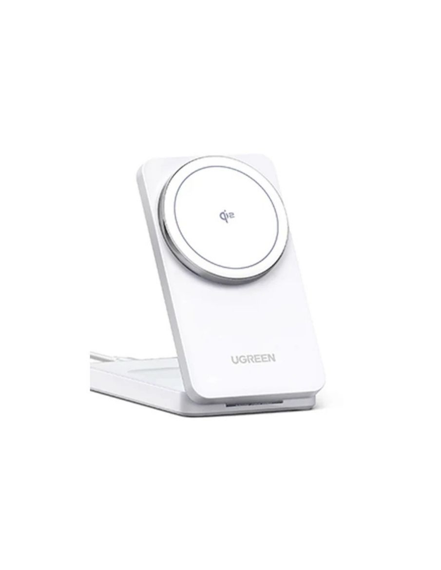 Picture of Ugreen Foldable 2in1 Magnetic Wireless Charger 20W - White
