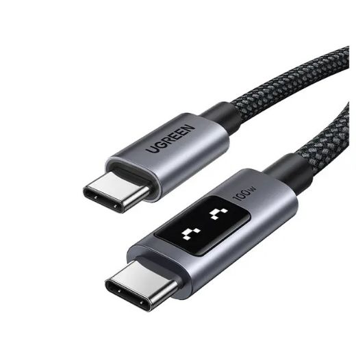 Picture of Ugreen Uno USB-C to USB-C PD Fast Charging Cable 1M - Space Gray