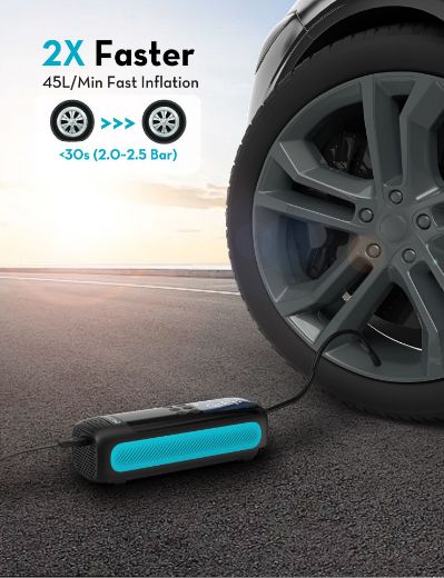 Picture of Ravpower Smart Car Tire Inflator 120W - Black