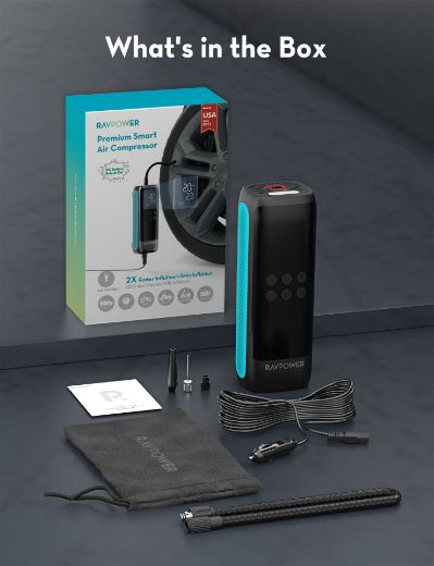 Picture of Ravpower Smart Car Tire Inflator 120W - Black