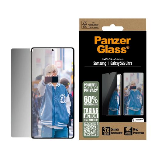 Picture of PanzerGlass Screen Protector for Samsung Galaxy S25 Ultra UWF - Privacy