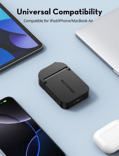 Picture of Ravpower PD Pioneer 35W USB-C Wall Charger - Black