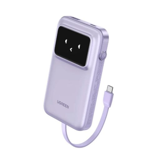 Picture of Ugreen 10000mAh Power Bank with Built in Cable - Purple