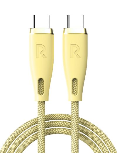 Picture of Ravpower USB-C to USB-C Cable Charging Cable 60W 1.2M - Yellow
