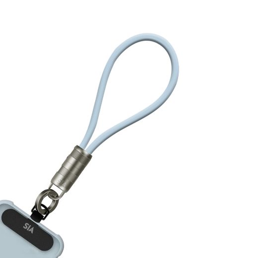 Picture of SIA Cable USB-C to USB-C PowerLink Soft Rubber 60W 30CM - Light Blue