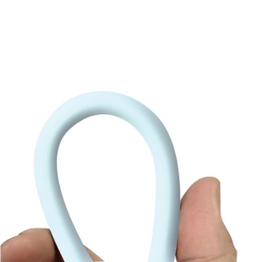 Picture of SIA Cable USB-C to USB-C PowerLink Soft Rubber 60W 30CM - Light Blue