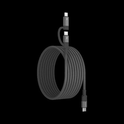 Picture of Momax Mag Link USB-C to USB-C & Lightning Cable 60W 1M - Black