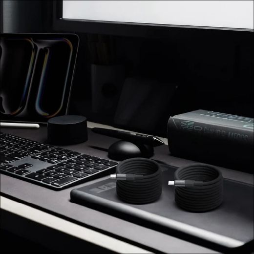 Picture of Momax Mag Link USB-C to USB-C Magnetic Cable 240W 2M - Black