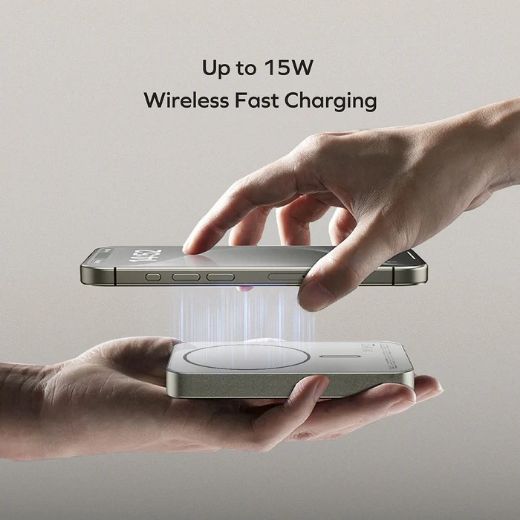 Picture of Momax Q.Mag X Magnetic Wireless Power Bank 10000mAh Gen 2 - Desert Titanium