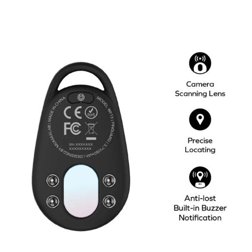 Picture of Momax Pinguard Find My Locator Tracker with Anti-Spy Camera Detector - Black