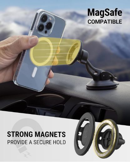 Picture of Scosche Magic Mount Select Magsafe Window/Dash Mount - Black