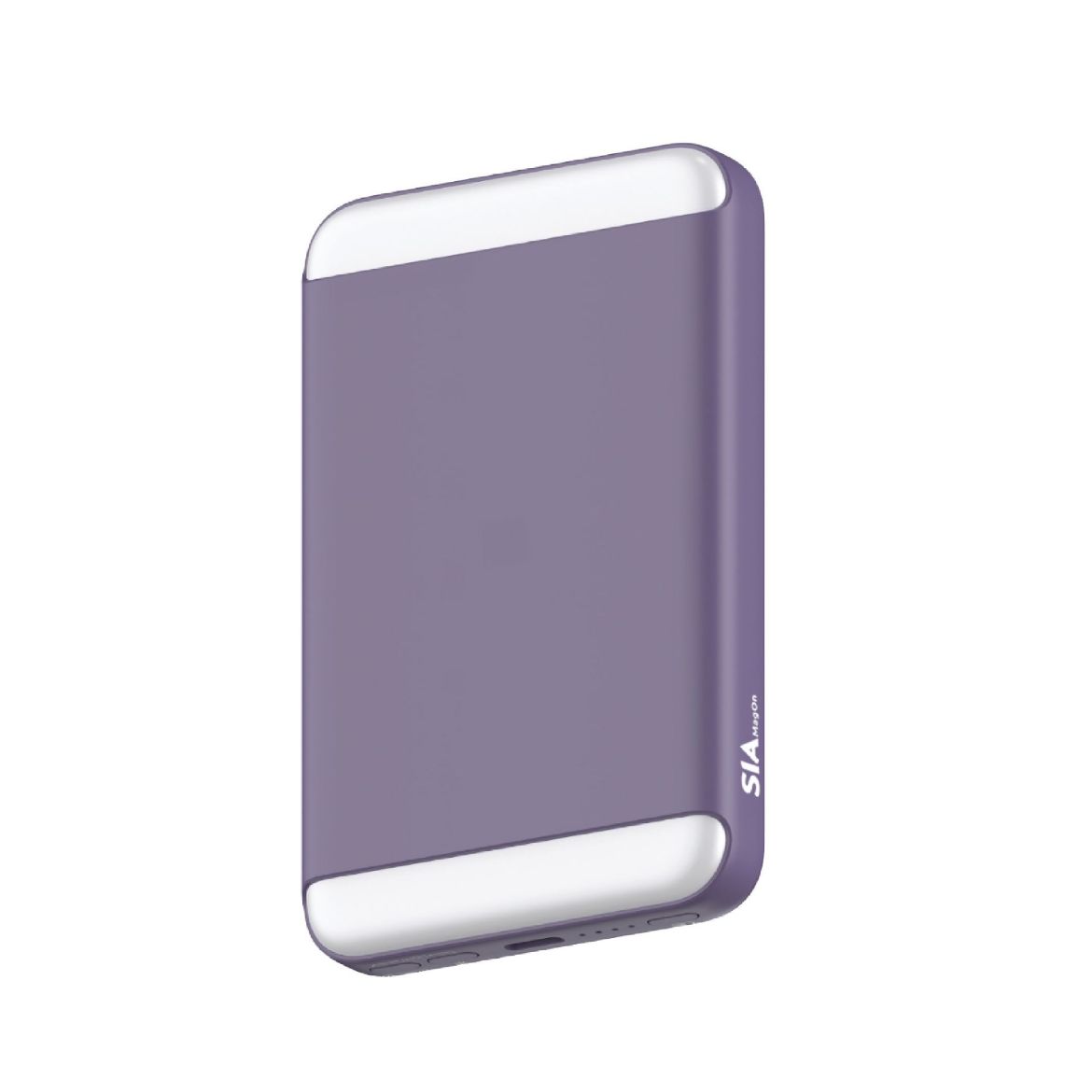 Picture of SIA Mag On 8000mAh PD20W Magnetic Wireless Charging 15W Power Bank - Purple