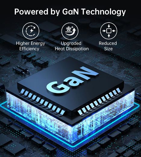 Picture of Choetech GaN 100W 4 Ports Desktop Charger UK - White