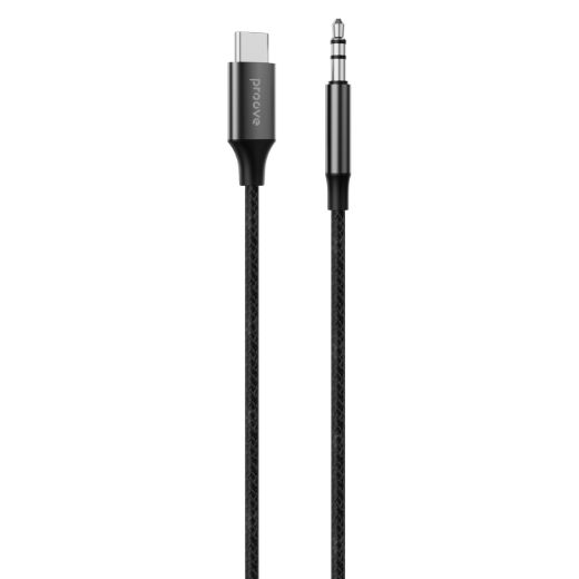 Picture of Proove Sound Mesh AUX Type-C to 3.5mm 1M - Gray