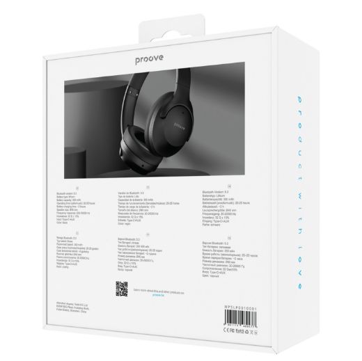 Picture of Proove Wireless Headphones Proove Player with ANC - Black
