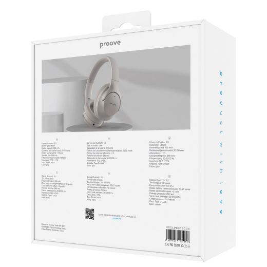 Picture of Proove Wireless Headphones Proove Player with ANC - Beige