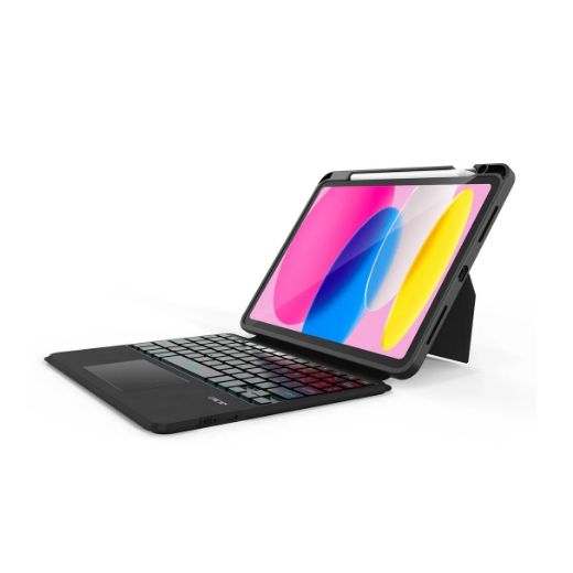 Picture of Choetech Magic Keyboard for iPad 10.2 inch Arabic/English - Black