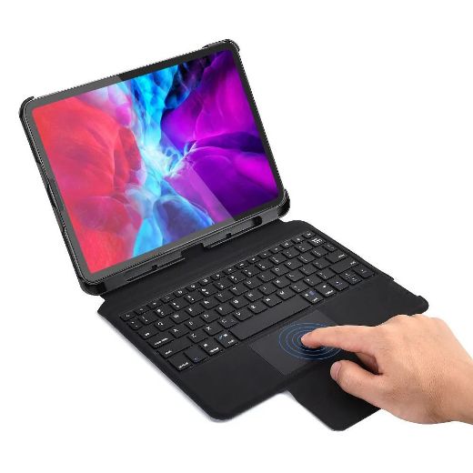 Picture of Choetech Magic Keyboard for iPad 11 inch M4 Arabic/English - Black