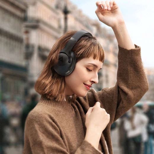 Picture of AceFast H4 Active Noise Canceling Wireless Headset - Black