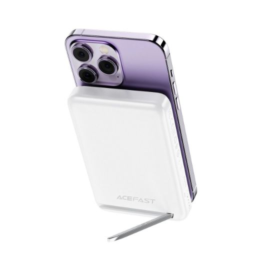 Picture of AceFast M6-10000 PD 20W Magnetic Wireless Charging Power Bank - White