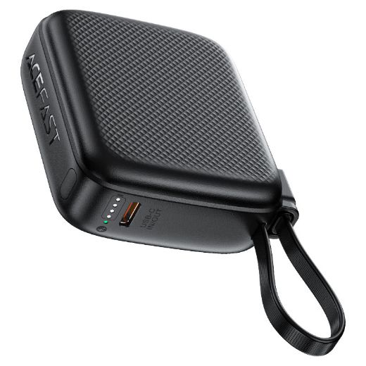 Picture of AceFast M15-10000 PD 20W Power Bank with Cable - Black